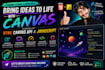 create 2d based website, animation using HTML canvas API