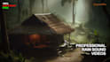 create relaxing meditative cozy rain sound videos