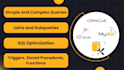 write sql queries optimization expert mysql sql server sql service