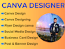 be canva designer, canva designing expert