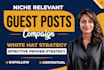 do guest post SEO expert link building guest blogger