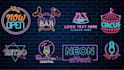 replicate your logo design or text in neon style