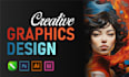 awesome custom graphic t shirt logo design