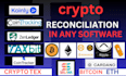 do crypto reconciliation in koinly and cointracking
