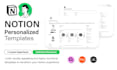 create an advanced and aesthetic notion template