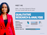 assist in analysing qualitative data, surveys, interviews