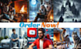 do premium 3d ai image art