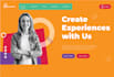 create modern captivating coaching website