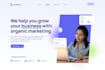 build frontend landing page html website