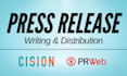 write and distribute press release to premium media sites
