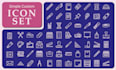 create modern professional custom icon set for your business