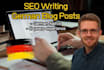 write your german SEO or blog article