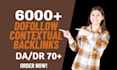 do high quality dofollow seo contextual backlinks