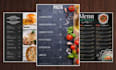 design attractive restaurent food menu cards
