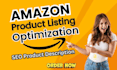write amazon product descriptions with SEO amazon listing optimization