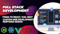 build website in reactjs, nodejs, vue js and tailwind CSS
