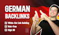 provide high authority german backlinks to boost the authority of your website