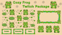 diseñaré overlays de transmisiones, paneles, pantallas, stickers de twitch