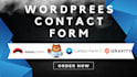 create wordpress contact  form, wp form, gravity form,contact form 7 and ninja