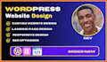 create wordpress website design, modern wordpress redesign, business website
