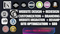 design, redesign wix, wordpress, shopify dropshipping store website