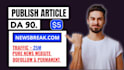 write and publish article on newsbreak, premium guest post