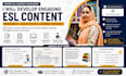 create esl content curriculum and worksheets for learners