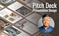 design pitch deck, and powerpoint presentation