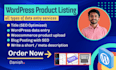 do wordpress data entry and woocommerce product listing, product upload