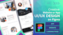 design creative landing page and logo design for your website