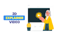 create a 2d animated explainer video or ui animation