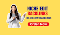 high DR saas backlinks via niche edits or link insertion