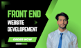 front end web devloper, figma to html css tailwind website design