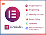fix wordpress issues, create elementor pro and unique wordpress changes