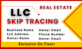 do real estate skip tracing and llc skip tracing in bulk