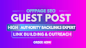 do premium high quality guest post service with dofollow backlinks