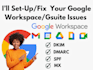 do google workspace, g suite, verify domain, fix dns issue