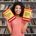 create a book mockup someone holding your book