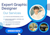 be your professional graphic designer for any project