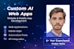 build custom ai saas web app using openai for startups
