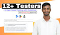 do 12 testers for 14 days of closed testing with guide