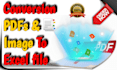 convert PDF to editable files or image to text professionally