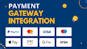 integrate google pay, apple pay, stripe, paypal, and other payment gateways