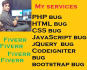 fix bugs and errors php, html, css, javascript, jquery