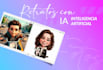 retratos  disney pixar con ia