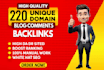 do manual 220 unique domain blog comment seo backlinks