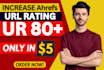 increase domain url rating ahrefs ur 80 plus guaranteed