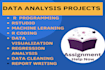 help in data analysis, coding in r programming python projects