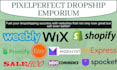 create shopify dropshipping store, shopify store design, wix ecommerce website