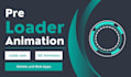 design your preload animation and json lottie web nd apps
